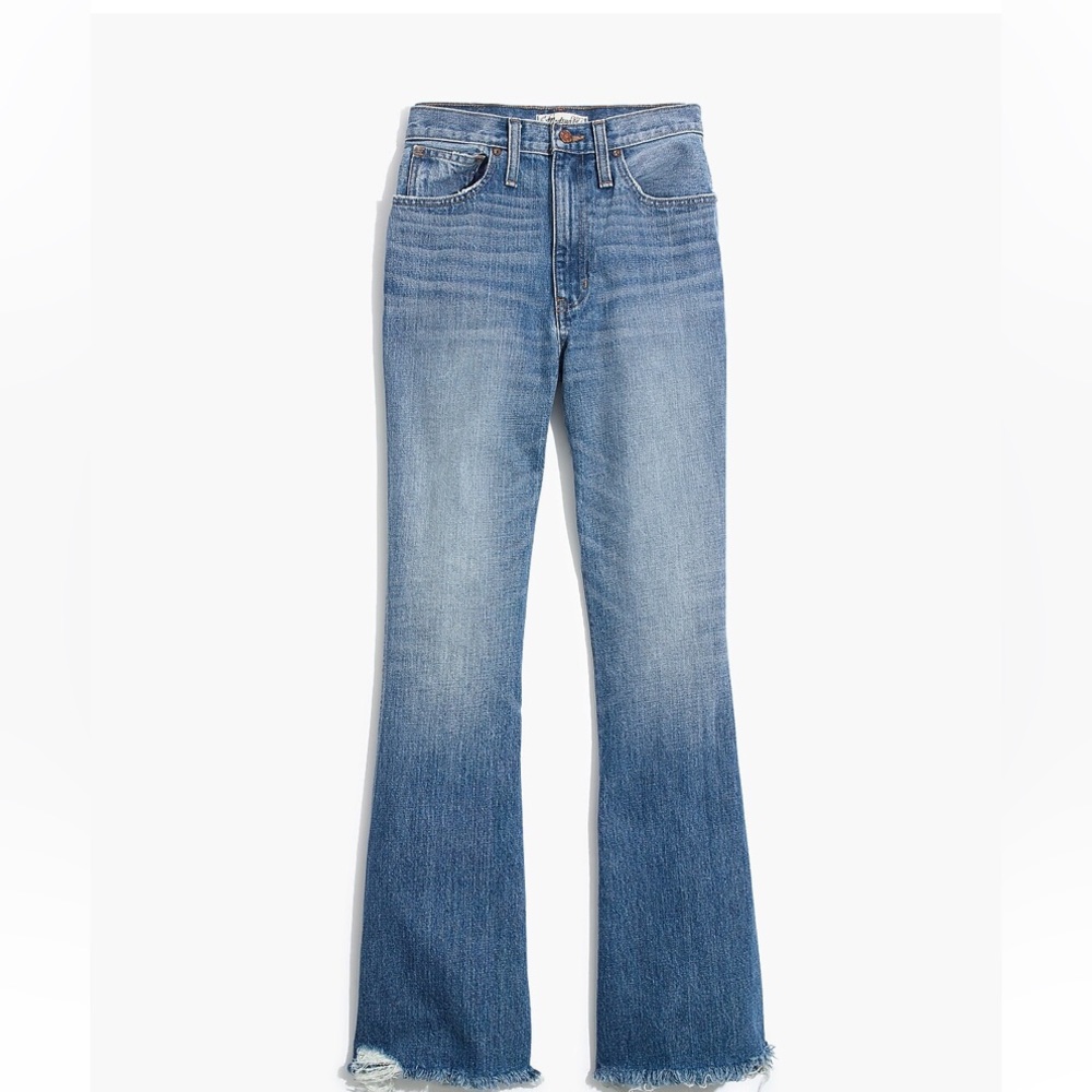NWT Madewell Rigid Flare Jean Size 28 in Dempsey Wash